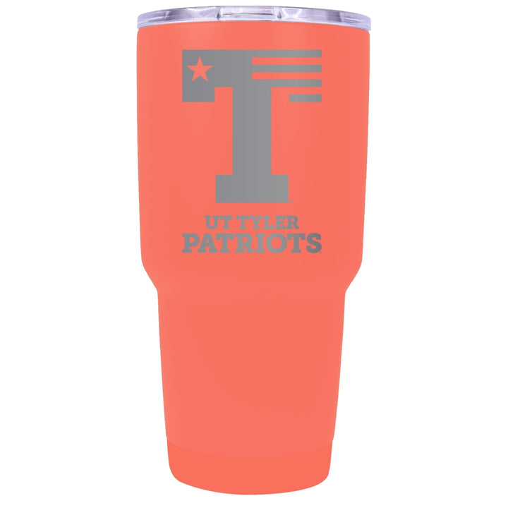 The University of Texas at Tyler 24 oz Laser Engraved Stainless Steel Insulated Tumbler - Choose Your Color. Image 1