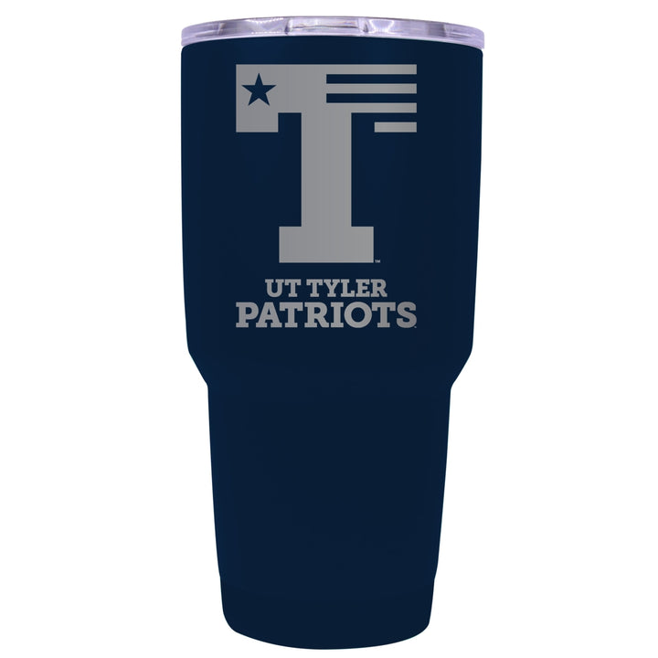 The University of Texas at Tyler 24 oz Laser Engraved Stainless Steel Insulated Tumbler - Choose Your Color. Image 2