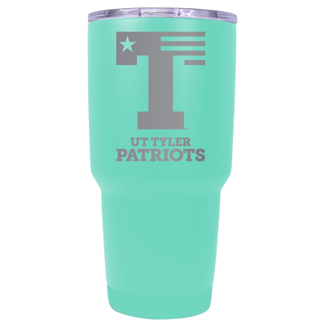 The University of Texas at Tyler 24 oz Laser Engraved Stainless Steel Insulated Tumbler - Choose Your Color. Image 3