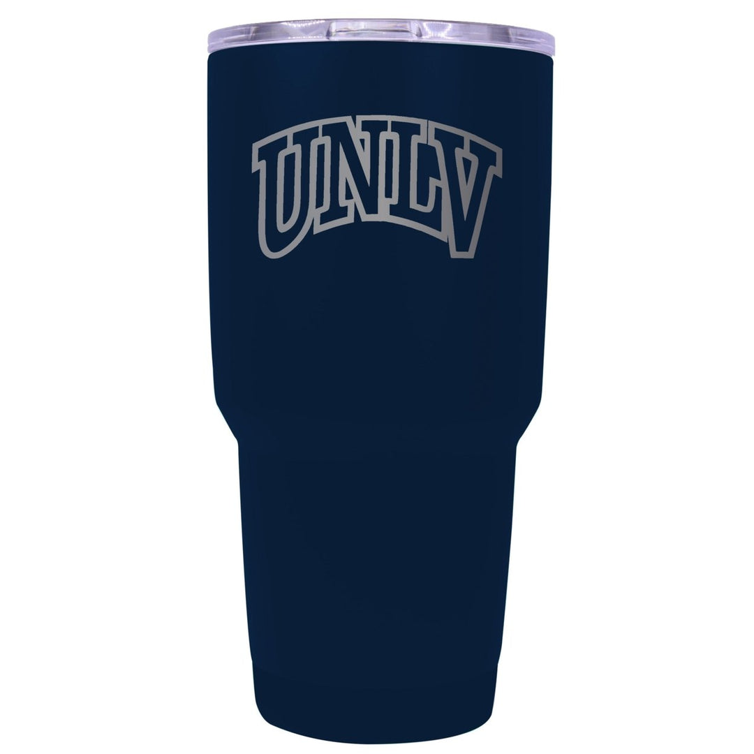 UNLV Rebels Premium Laser Engraved Tumbler - 24oz Stainless Steel Insulated Mug Choose Your Color. Image 1