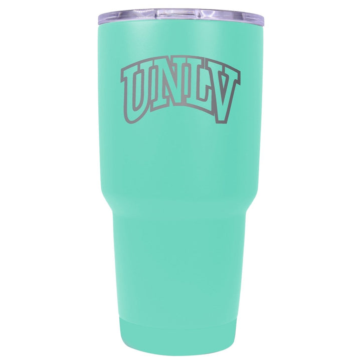 UNLV Rebels Premium Laser Engraved Tumbler - 24oz Stainless Steel Insulated Mug Choose Your Color. Image 1