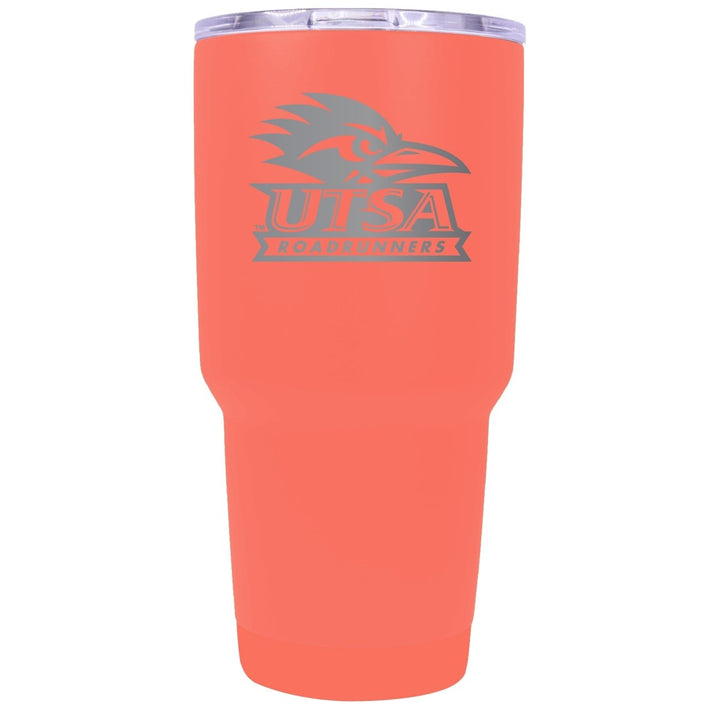 UTSA Road Runners Premium Laser Engraved Tumbler - 24oz Stainless Steel Insulated Mug Choose Your Color. Image 3