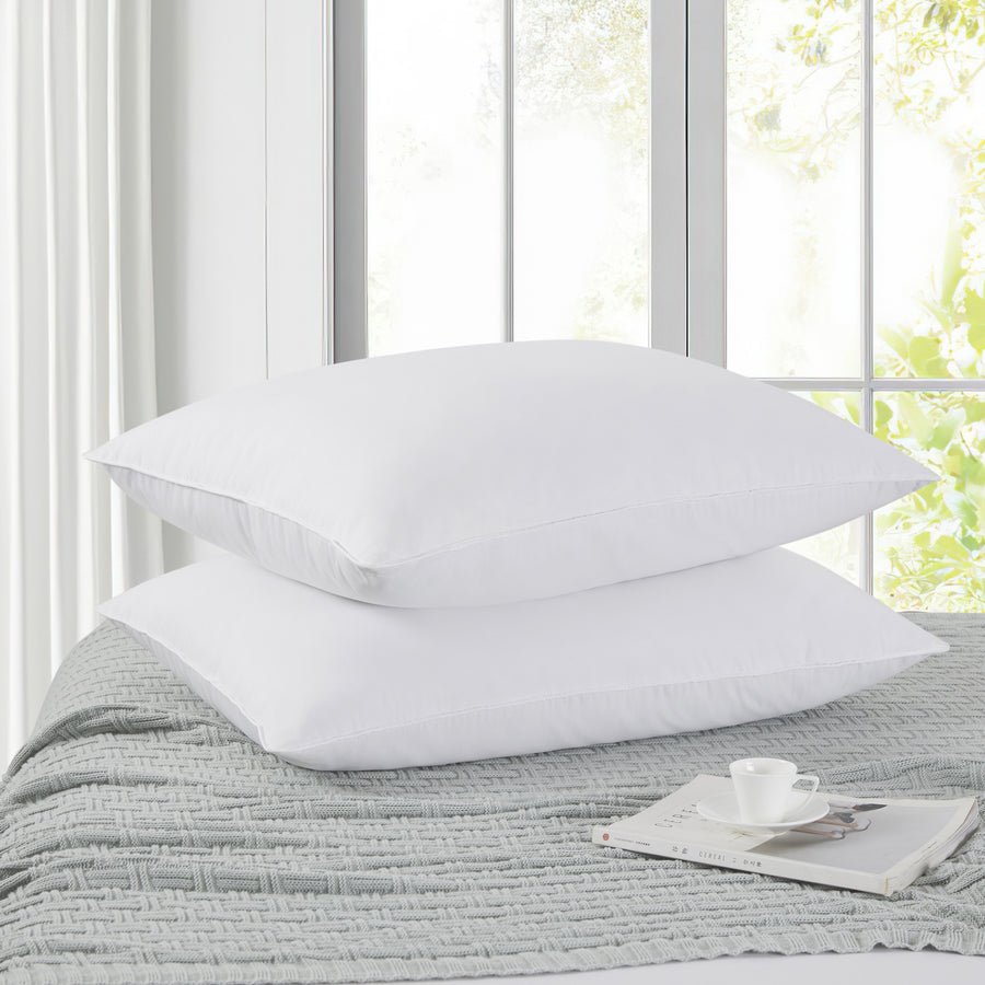 2 Pack Goose Feather Pillow Image 1