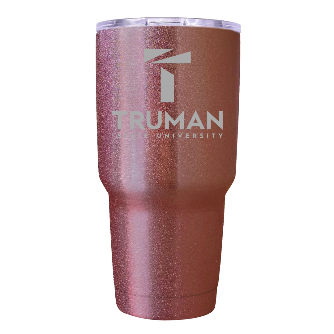 Truman State University Premium Laser Engraved Tumbler - 24oz Stainless Steel Insulated Mug Rose Gold Image 1