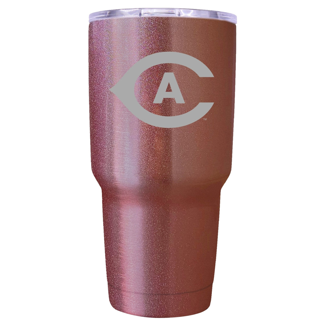 UC Davis Aggies Premium Laser Engraved Tumbler - 24oz Stainless Steel Insulated Mug Rose Gold Image 1