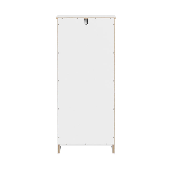 Haotian BZR21-W, White Bathroom Laundry Cabinet with Basket, Tilt-Out Laundry Hamper, Bathroom Storage Cabinet Unit with Image 7