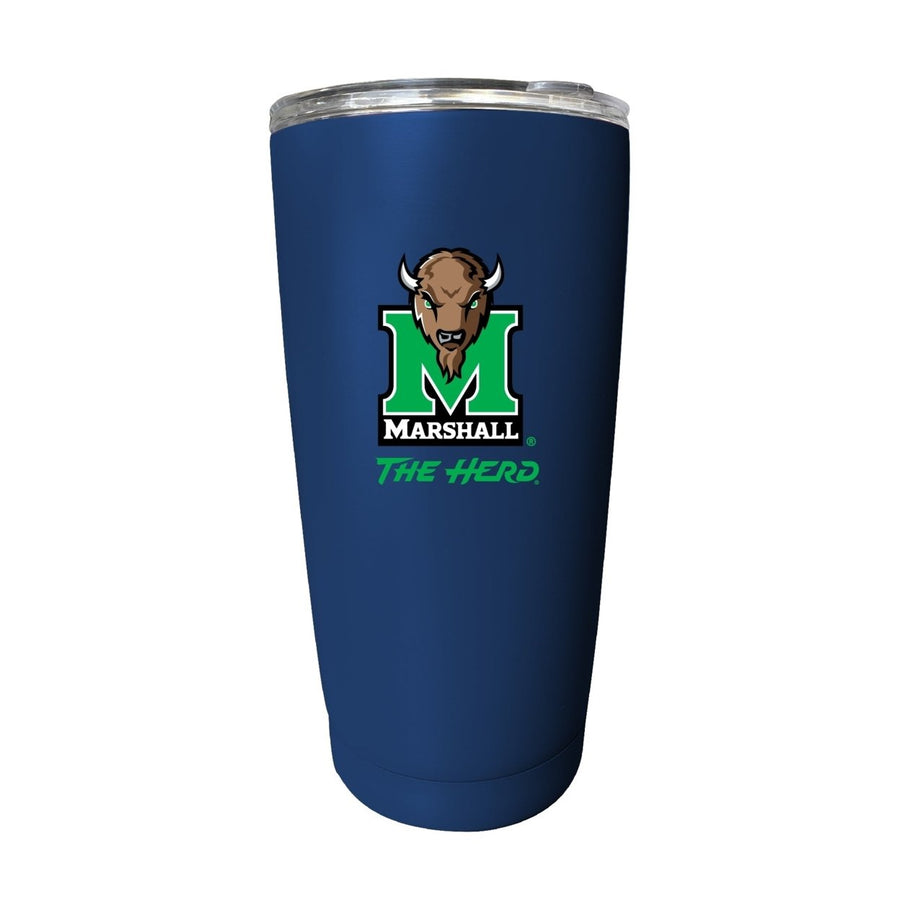 Marshall Thundering Herd NCAA Insulated Tumbler - 16oz Stainless Steel Travel Mug Choose your Color Image 1