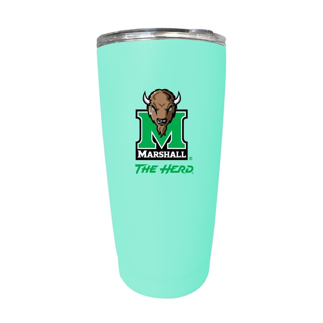 Marshall Thundering Herd NCAA Insulated Tumbler - 16oz Stainless Steel Travel Mug Choose your Color Image 3