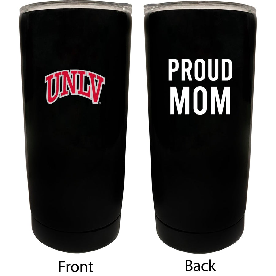 UNLV Rebels NCAA Insulated Tumbler - 16oz Stainless Steel Travel Mug Proud Mom Design Black Image 1