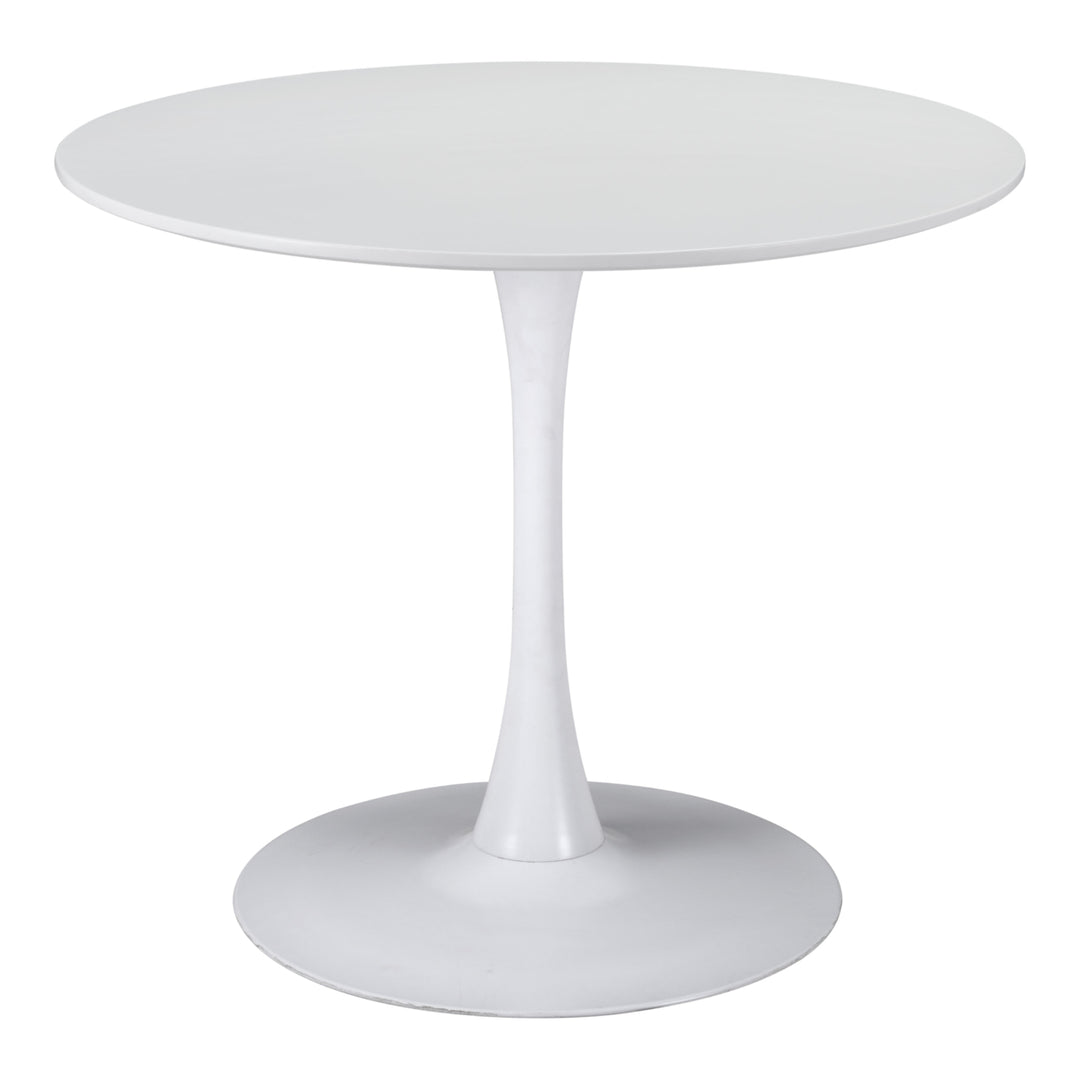 Opus Dining Table Stylish Pedestal Design for Kitchen Living Room Office Bar Area Image 5