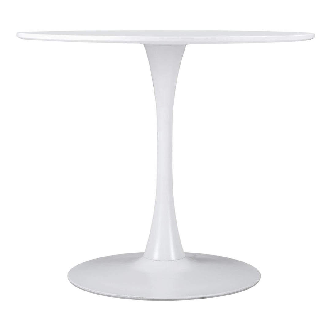 Opus Dining Table Stylish Pedestal Design for Kitchen Living Room Office Bar Area Image 6