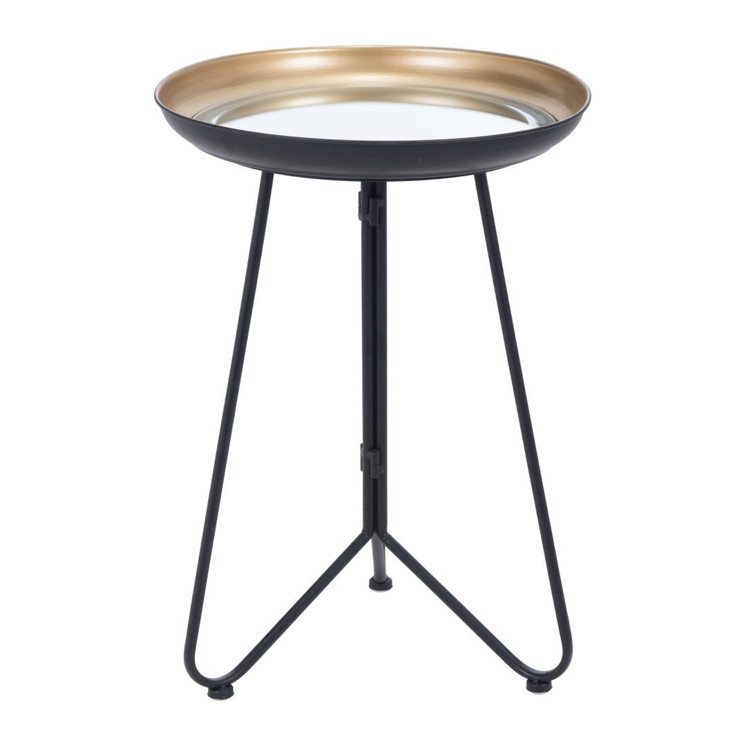Foley Accent Table Gold and Black Image 3