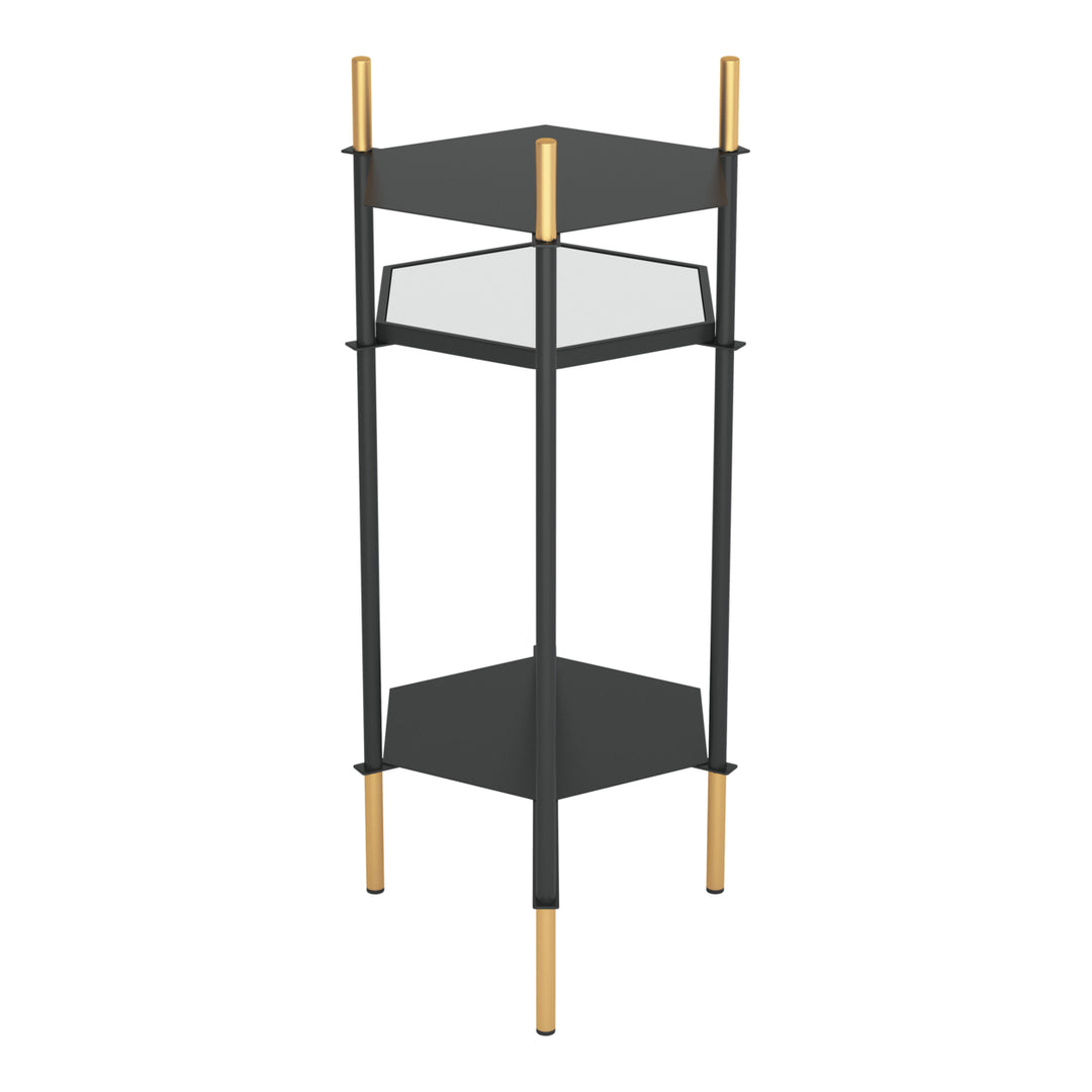 William Side Table Black and Gold Image 4