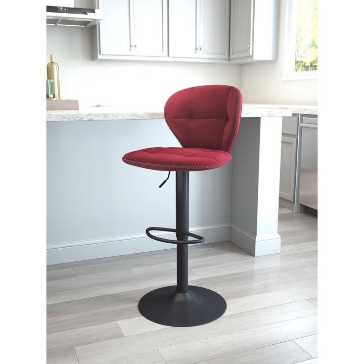 Salem Barstool Mid-Century Accent Chair Pedestal Base Living Room Furniture Image 1