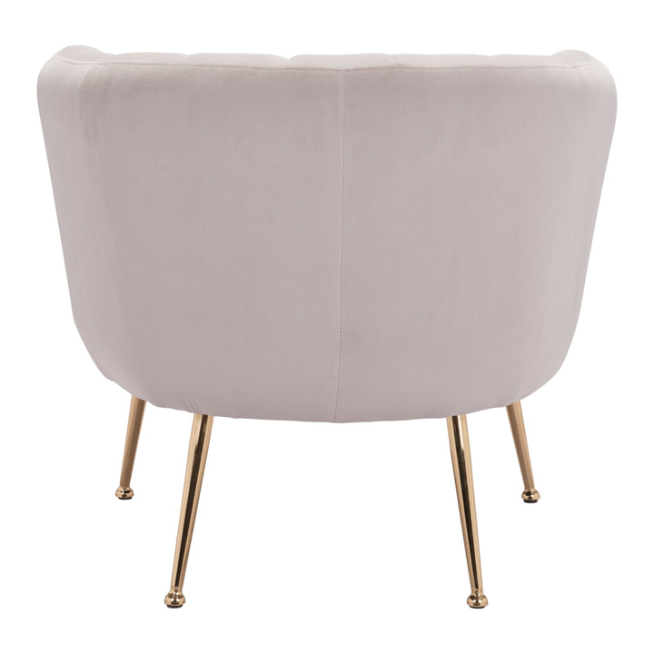 Deco Accent Chair Velvet with Gold Legs Glam Art Deco Design Home Hotel Furniture Image 6