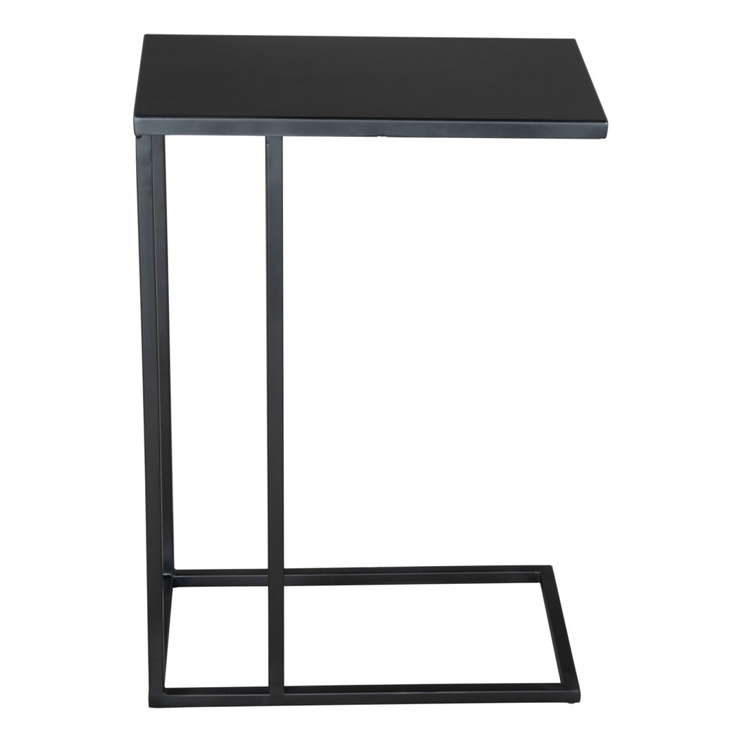 Atom Side Table Powder Coated Steel Frame Modern Minimalist Design Industrial Image 3