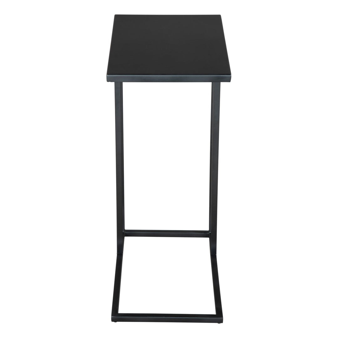 Atom Side Table Powder Coated Steel Frame Modern Minimalist Design Industrial Image 4