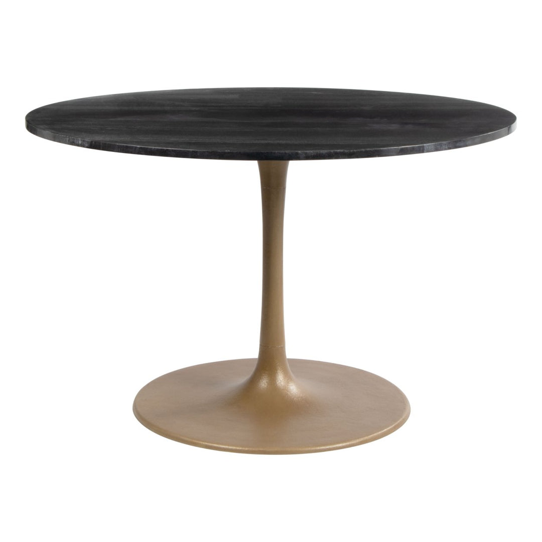 Taj Dining Table Black and Gold Image 1