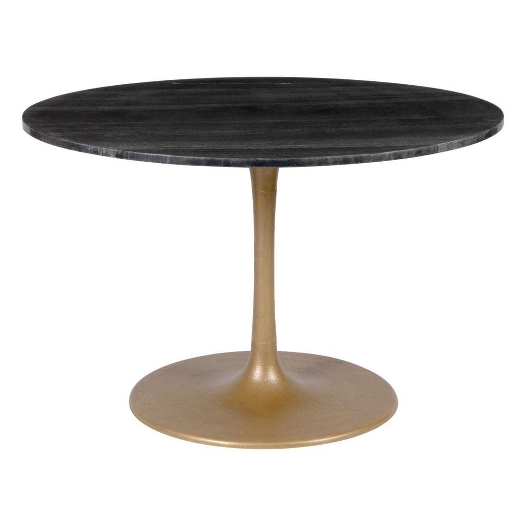 Taj Dining Table Black and Gold Image 2