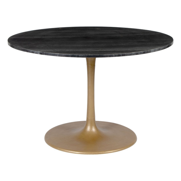 Taj Dining Table Black and Gold Image 2