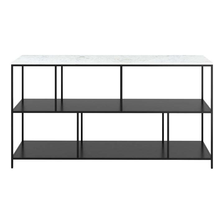 Singularity Console Table White and Black Image 3