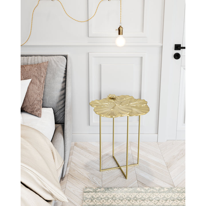 Lotus Side Table Gold Image 9