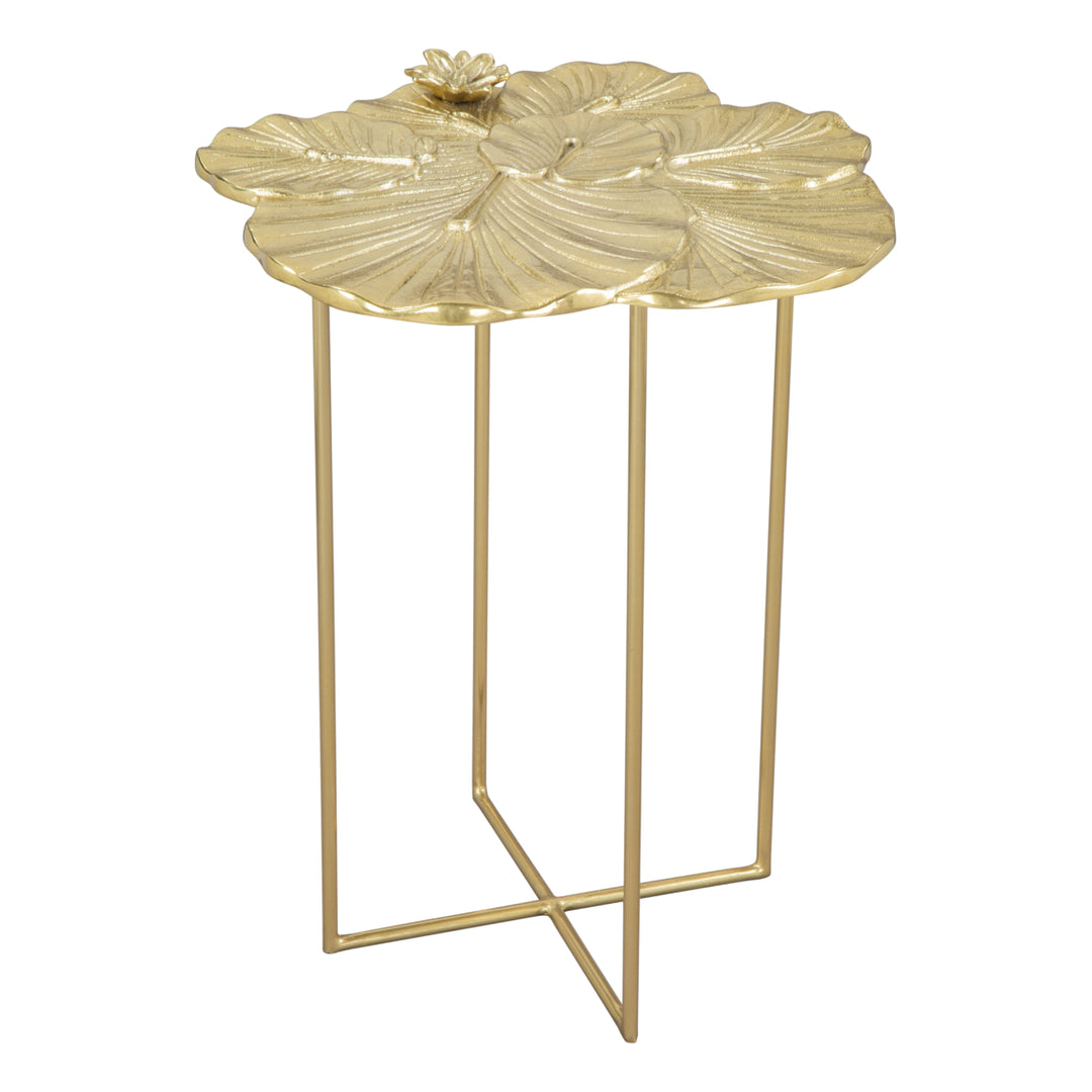 Lotus Side Table Gold Image 1