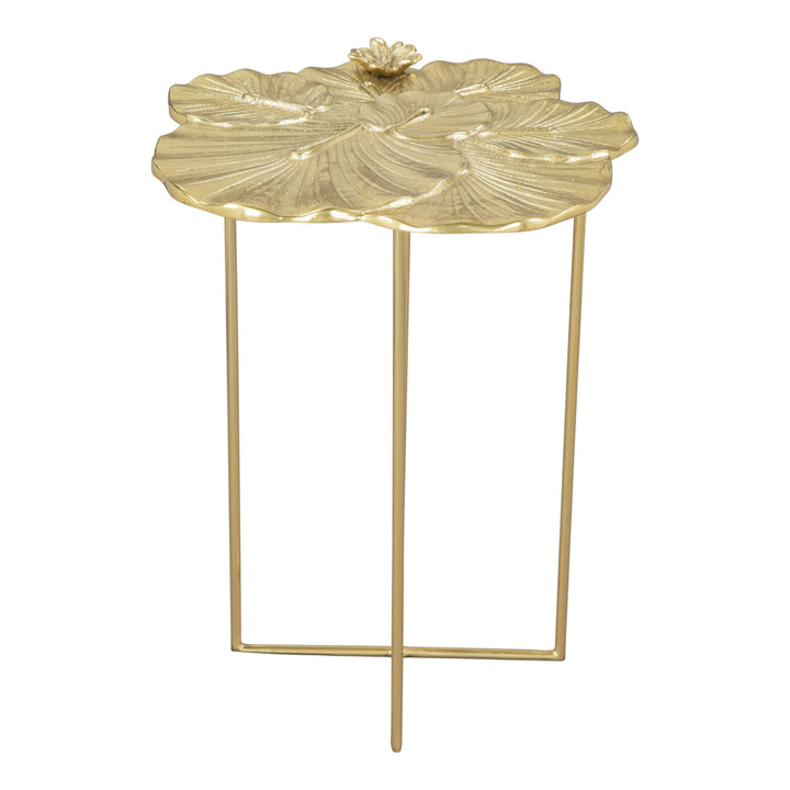 Lotus Side Table Gold Image 3