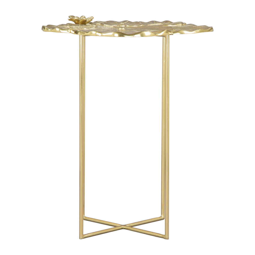 Lotus Side Table Gold Image 4