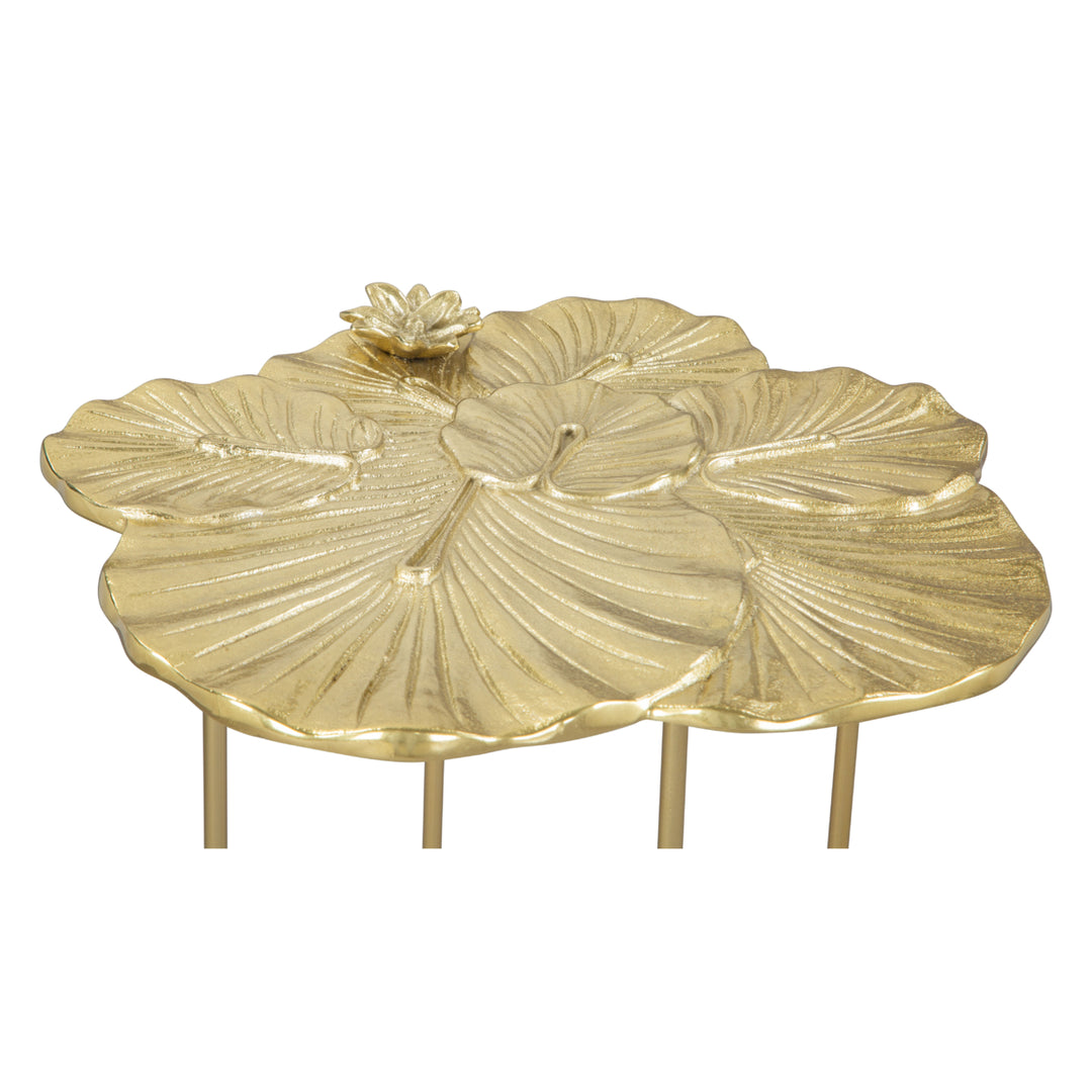 Lotus Side Table Gold Image 6