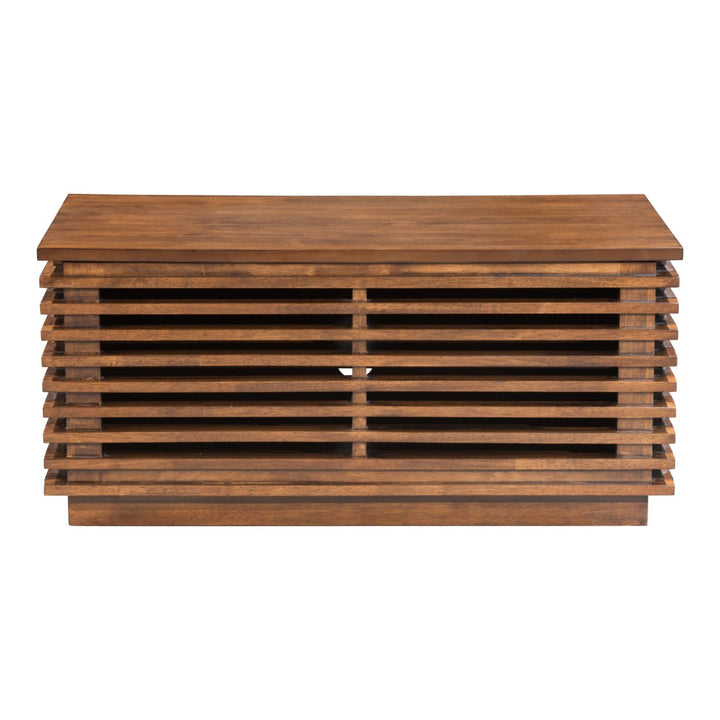 Linea Narrow Entertainment Stand Walnut Image 3