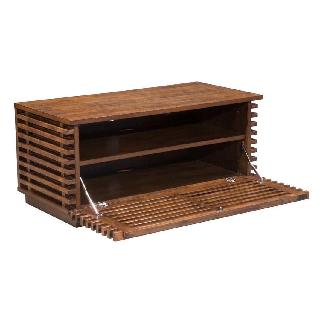 Linea Narrow Entertainment Stand Walnut Image 5