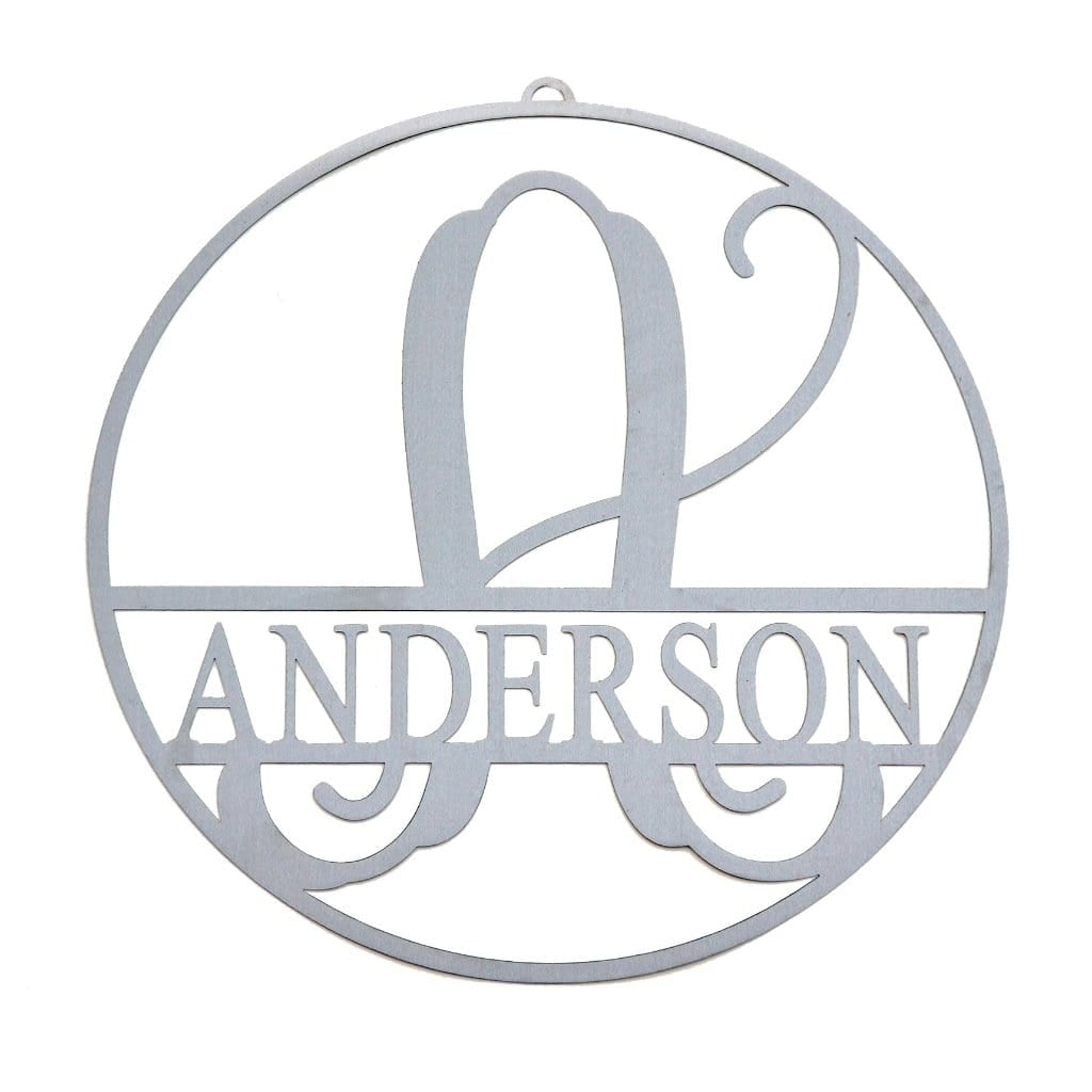 Email Subscribers ONLY 15" Metal Circle Monogram with Name Image 7