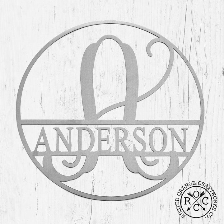 Email Offer 12" Circle Monogram With Name Image 10