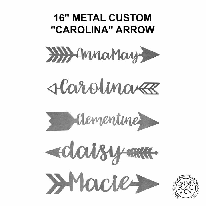 Carolina Arrow - 5 Styles - Metal Arrow Wall Art Decor for Home Image 3