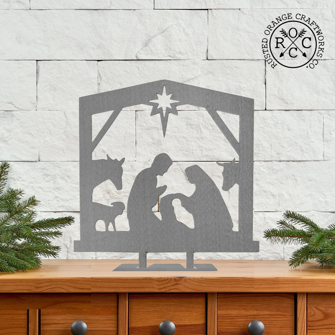 9" Nativity Silhouette - 4 Styles - Birth of Jesus Scene Figures Image 10