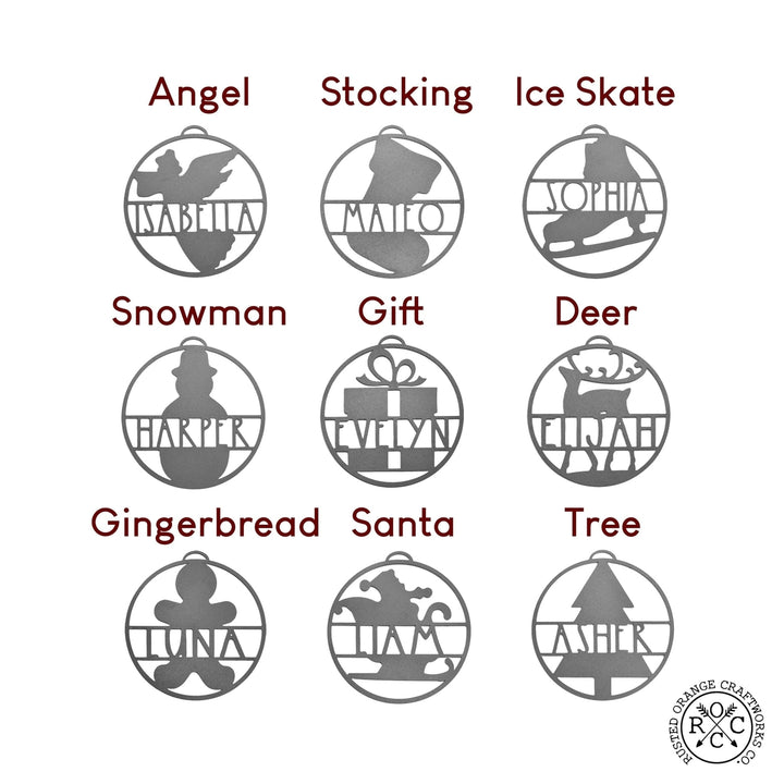 Waiting for Santa Ornament - 3 pack - Personalized Christmas Ornaments Image 5