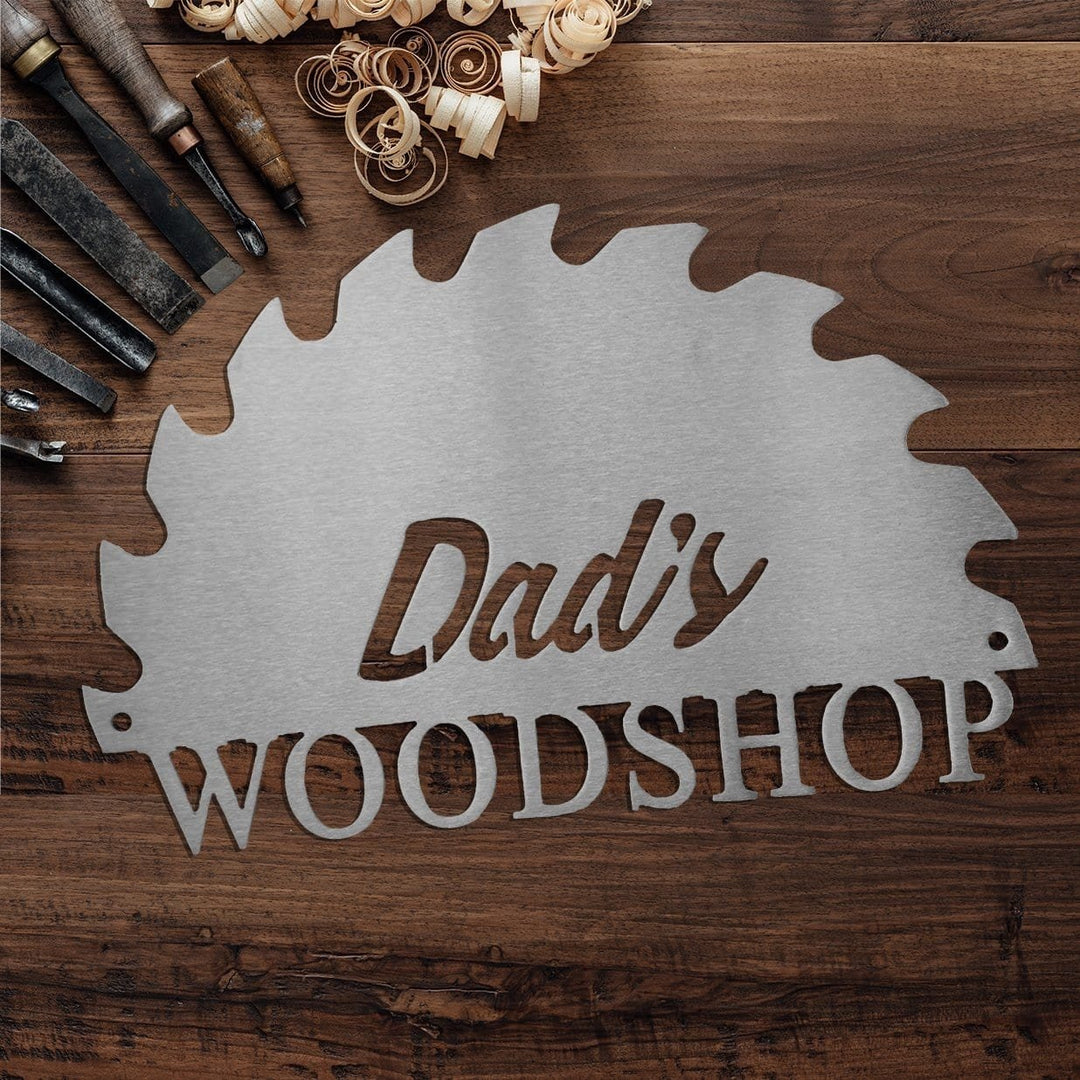 Just For Him Personalized Signs - BBQ, Garage, and Workshop Metal Wall Art Image 1