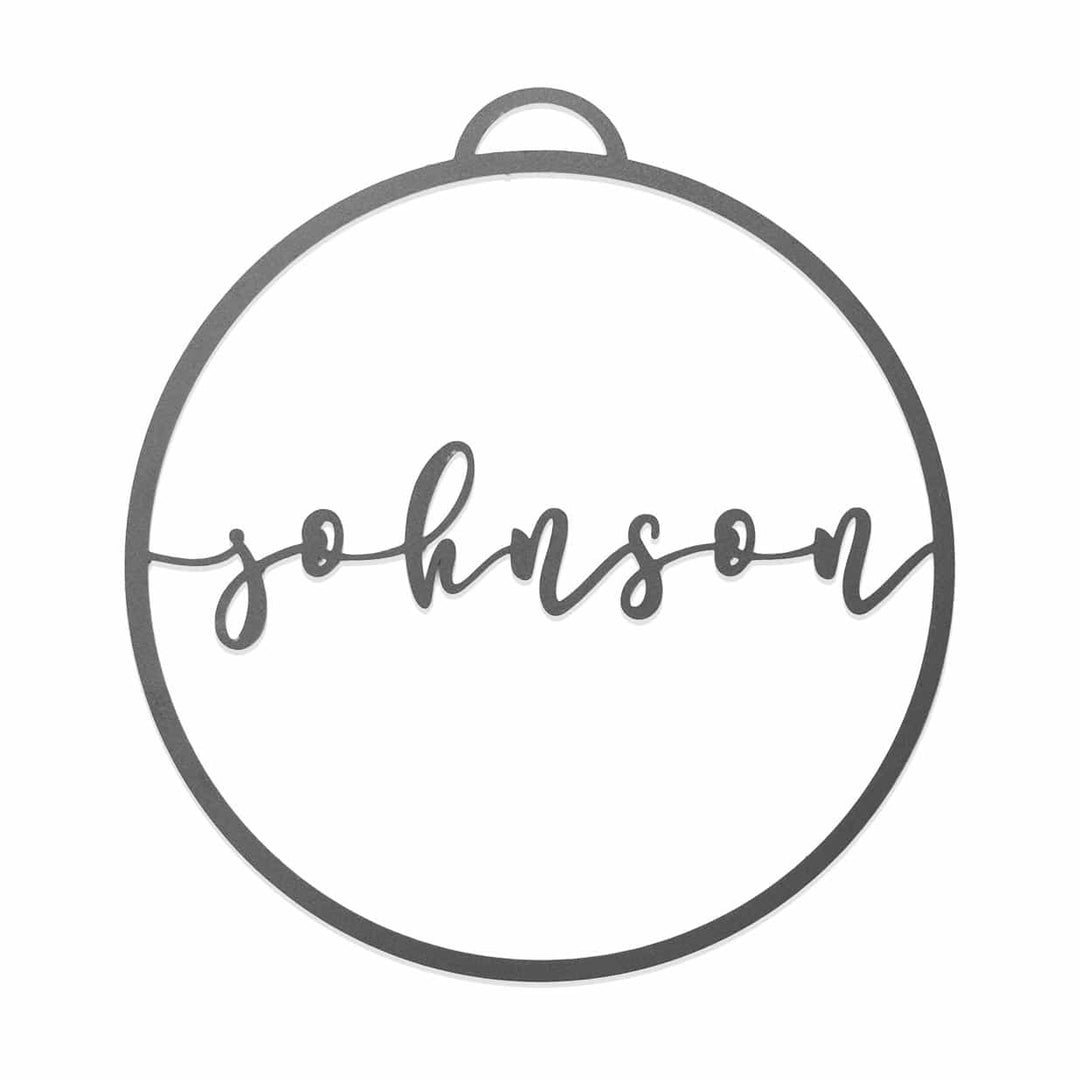 EXCLUSIVE OFFER Minimalist Custom Ornaments - Single - Metal Personalized Christmas Ornaments Image 11