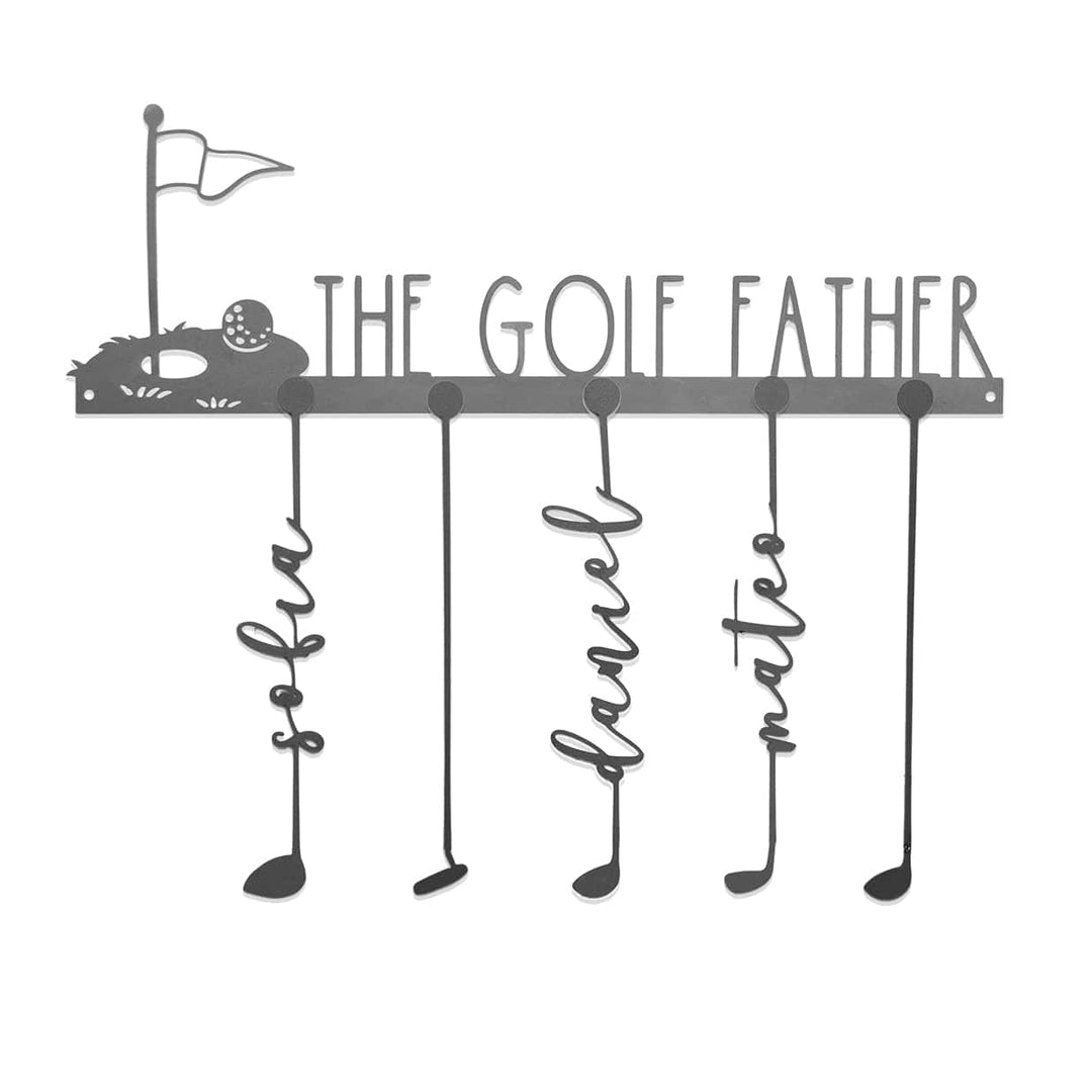 Hole in One Personalized Family Names Golf Sign - Golf Papa Signs Image 9