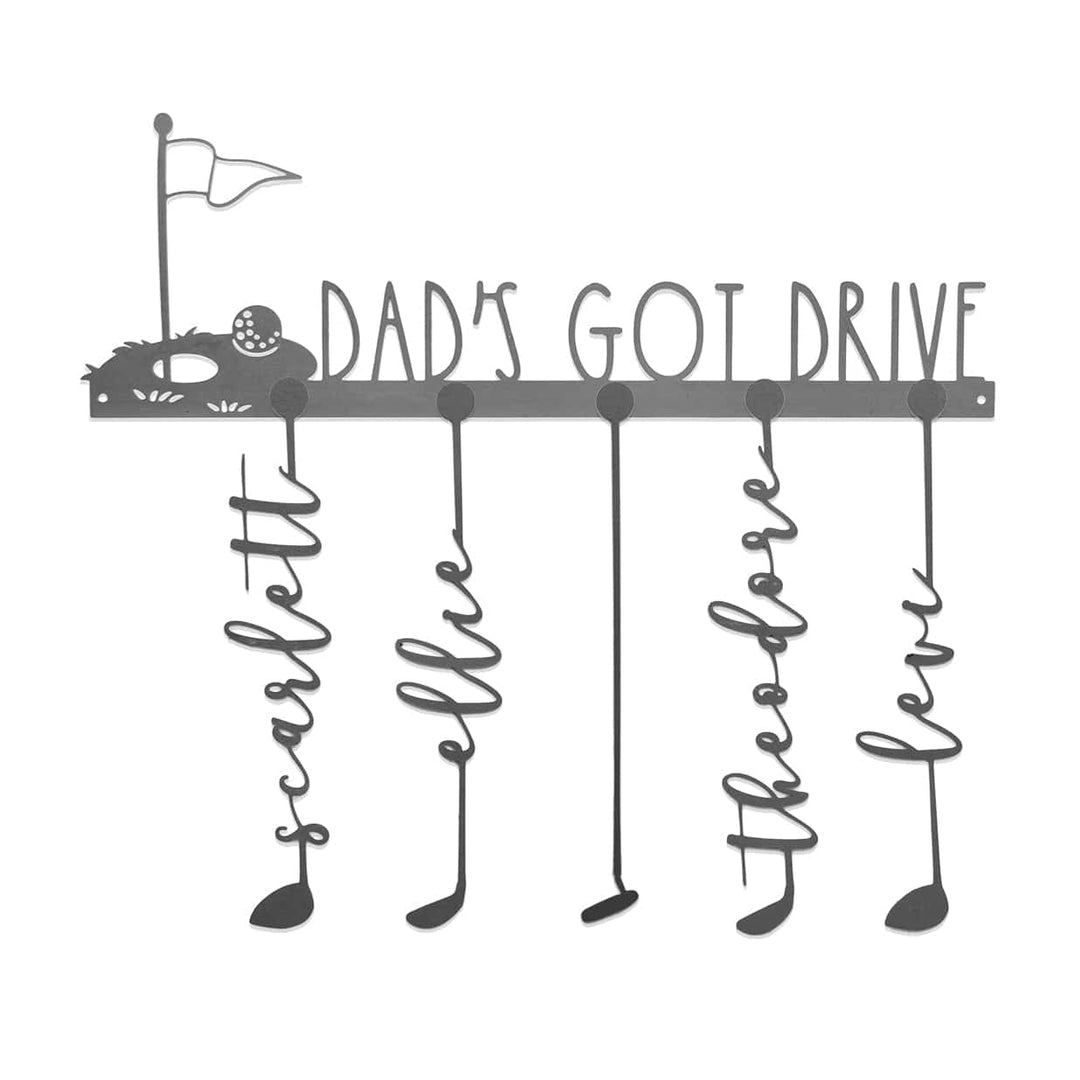 Hole in One Personalized Family Names Golf Sign - Golf Papa Signs Image 10