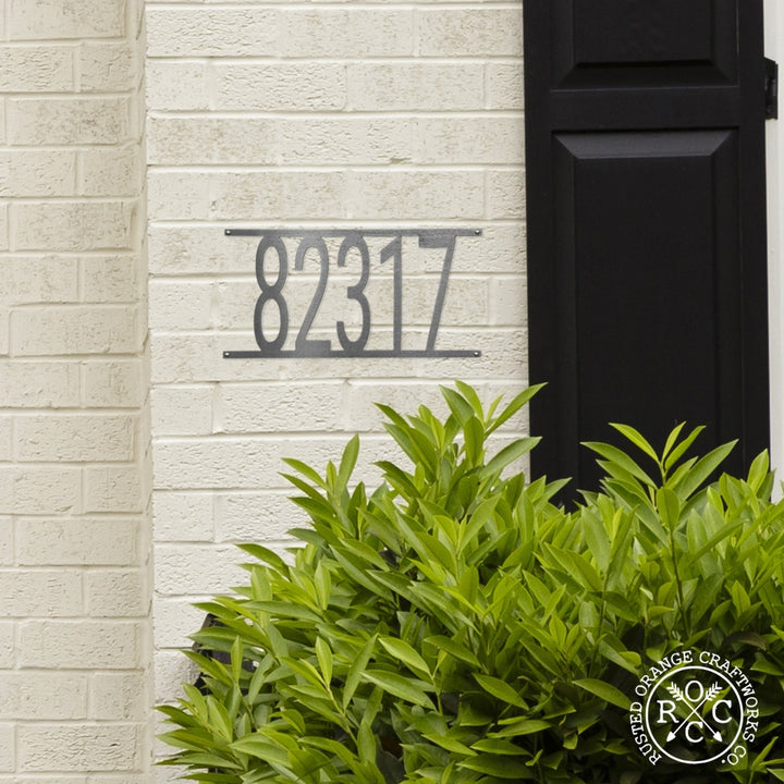 Simple Address Plaque - 3 Sizes - Address Numbers for Outside Image 2