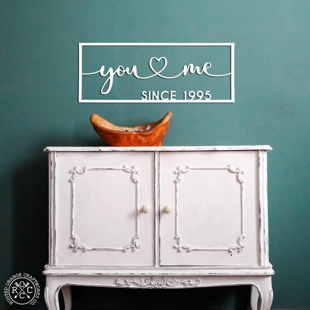 So Happy Together Personalized Name Sign - You And Me sign for bedroom or wedding Image 6