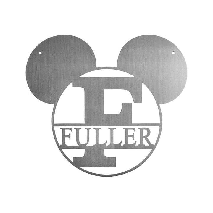 Mouse Ears Monogram - 15" - Personalized Name Sign For Kids Room Image 10