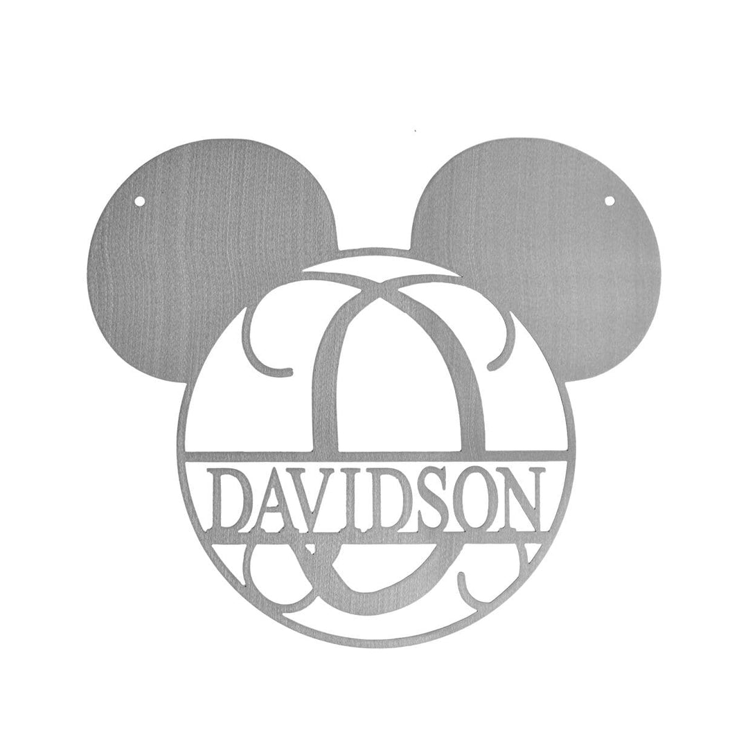 Mouse Ears Monogram - 15" - Personalized Name Sign For Kids Room Image 11