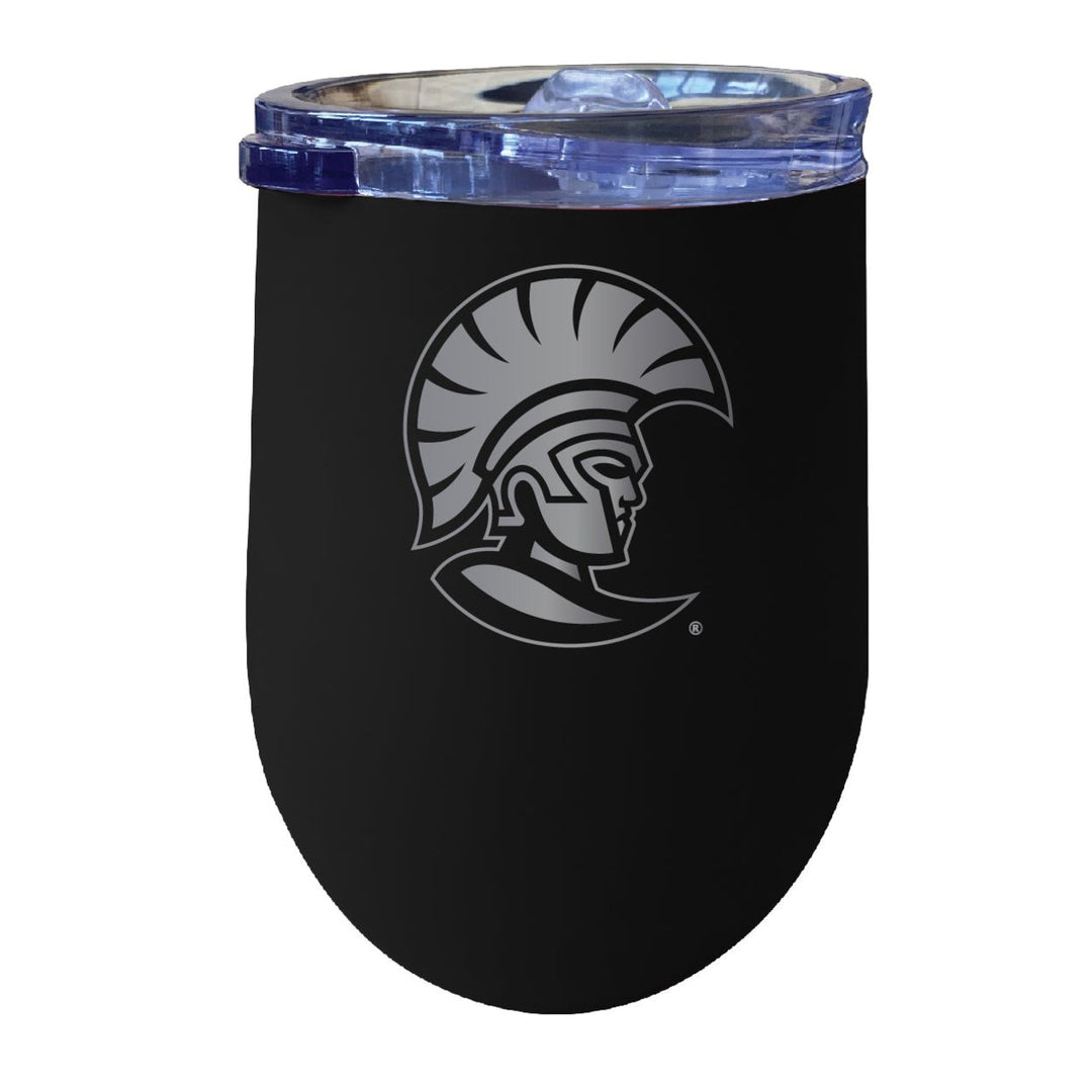 University of Tampa Spartans NCAA Laser-Etched Wine Tumbler - 12oz Stainless Steel Insulated Cup Image 5