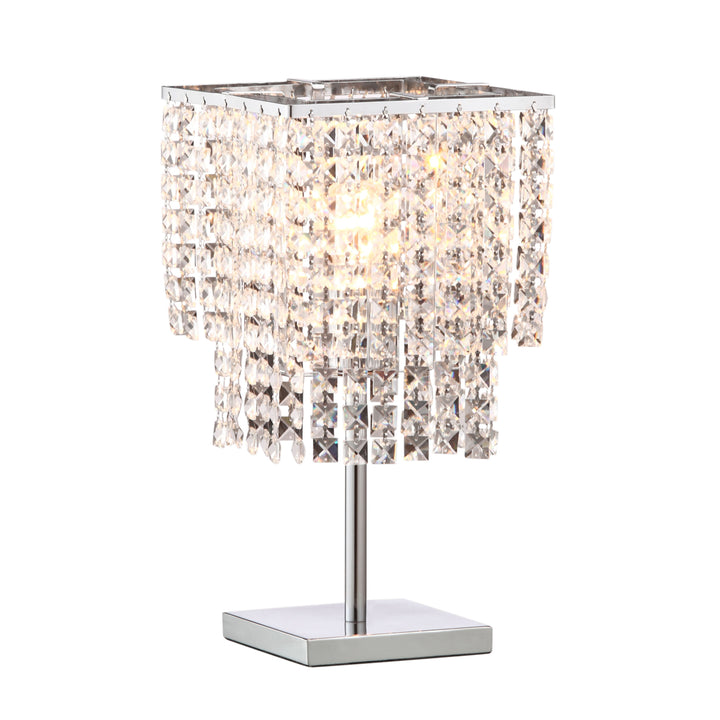 Falling Stars Table Lamp Chrome Image 1