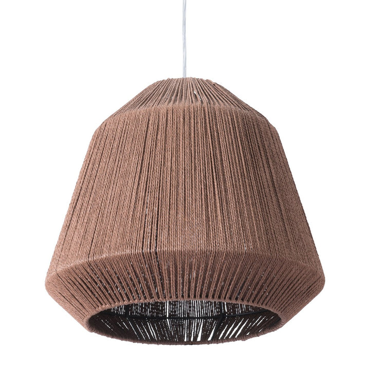 Impala Ceiling Lamp Brown Paper Rope Natural Pendant Light Fixture Indoor Use Image 2