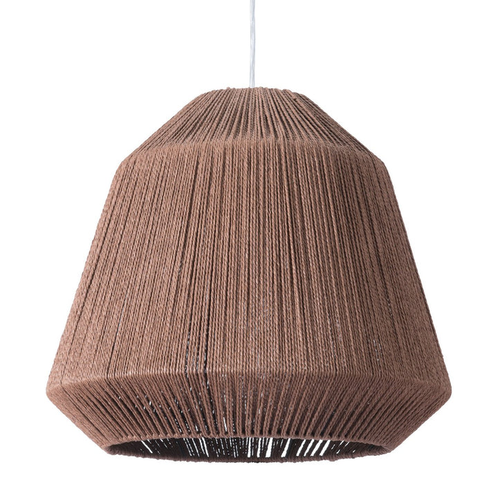 Impala Ceiling Lamp Brown Paper Rope Natural Pendant Light Fixture Indoor Use Image 4