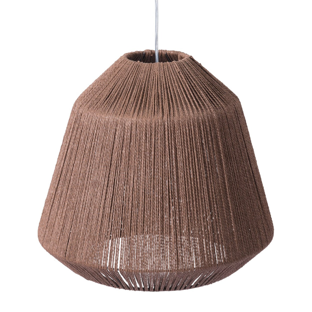 Impala Ceiling Lamp Brown Paper Rope Natural Pendant Light Fixture Indoor Use Image 6